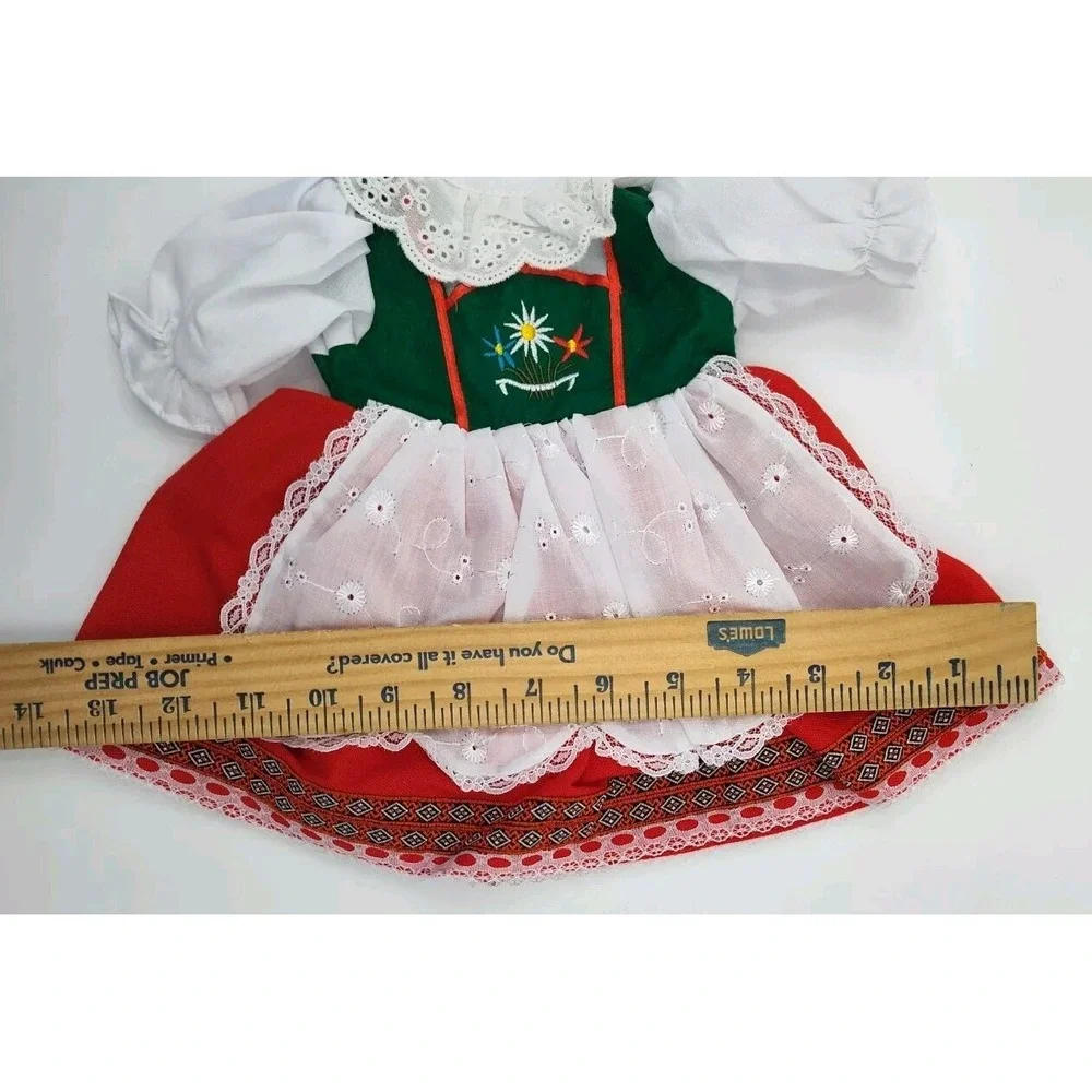 Doll Dress‎ AMERICAN FASHION WORLD Schneider Fabric German 📸👁️ALL PIC📸